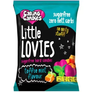 100g Sugar free TOFFEE MINT Little Lovies Sweets